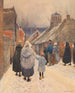 Sunday morning in winter - Frans Van Leemputten — artwork view