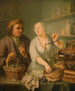 At the market - Frans van Mieris the Younger — artwork view