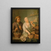 At the market - Frans van Mieris the Younger — framed artwork on a wall