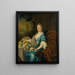 Maria Clara van der Hagen 1703-1765 - Frans van Mieris the Younger — framed artwork on a wall