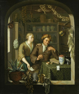 The Pharmacist - Frans van Mieris the Younger — artwork view