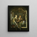 The Pharmacist - Frans van Mieris the Younger — framed artwork on a wall