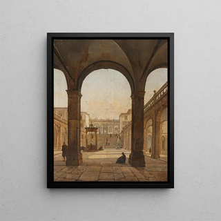 Mont Cassin - Frans Vervloet — framed artwork on a wall