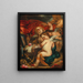 A Vanity with Putti - Frans Wouters — framed artwork on a wall