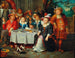 an elegant company at the table - Frans Xaver Hendrick Verbeeck — artwork view