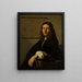 Portrait of a Young Man - Frans van Mieris the Elder — framed artwork on a wall