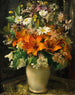 Flowers in a vase - František Hladík — artwork view