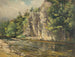 Rocks above the river - František Hladík — artwork view