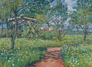 Garden at Libu - František Kaván — artwork view