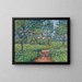 Garden at Libu - František Kaván — framed artwork on a wall