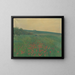 Red Poppies Painting - František Kaván — framed artwork on a wall