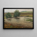 Spring Landscape Painting - František Kaván — framed artwork on a wall