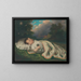 A Child in the Countryside - František Klimkovič — framed artwork on a wall
