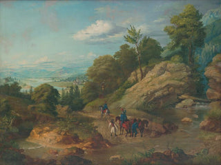 Hussards en patrouille - František Klimkovič — artwork view