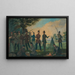 "Au repos pendant la marche" by František Klimkovič — framed artwork on a wall