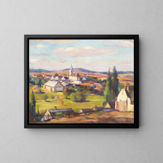Lukov near Moravské Budějovice - František Šindelář — framed artwork on a wall