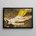 Woman with a Rose - František Šindelář — framed artwork on a wall