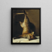 Fox Dead - Frants Diderik Böe — framed artwork on a wall