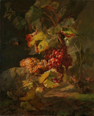 Still life with grapes - Frants Diderik Böe — artwork view
