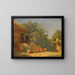 The stairs of the garden leading to the painter Christen Kbke's studio at Blegdammen, Copenhagen - Frants Diderik Böe — framed artwork on a wall