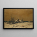 Winter in the Campine - Frantz Binj — framed artwork on a wall