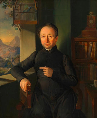 Günther Anton, secular priest and philosopher writer - Franz Aichholzer — artwork view