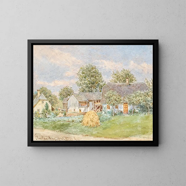 Gresten Painting - Franz Alt — framed artwork on a wall
