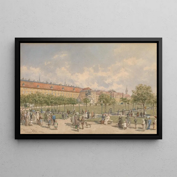Heldenplatz - Franz Alt — framed artwork on a wall