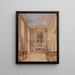 Interior of the church - Franz Alt — framed artwork on a wall