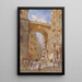 Naples Pont de Chiaia - Franz Alt — framed artwork on a wall