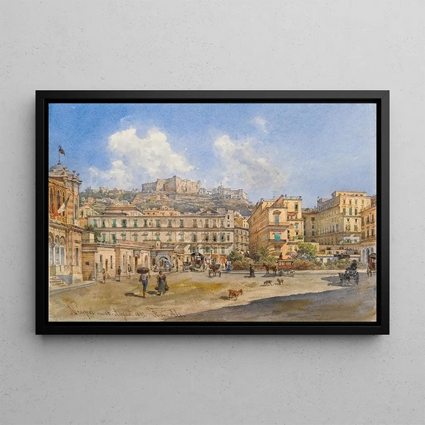 Naples - Franz Alt — framed artwork on a wall