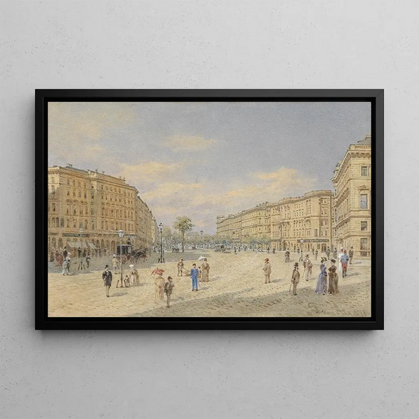 Schubertring - Franz Alt — framed artwork on a wall