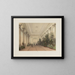 The Winter Garden in the Imperial and Royal Hofburg of Vienna - Franz Antoine — framed artwork on a wall