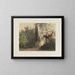 The Winter Garden in the Imperial and Royal Hofburg of Vienna - Franz Antoine — framed artwork on a wall