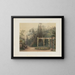 The Winter Garden in the Imperial and Royal Hofburg of Vienna - Franz Antoine — framed artwork on a wall