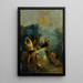 La lapidation de saint Étienne - Franz Anton Maulbertsch — framed artwork on a wall