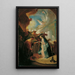 Les Noces de la Vierge - Franz Anton Maulbertsch — framed artwork on a wall