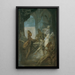 Scene de théâtre, enfants jouant aux soldats - Franz Anton Maulbertsch — framed artwork on a wall
