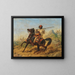 The Black Knight - Franz Anton Stragschwandtner — framed artwork on a wall