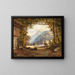 on a Northern Italy lake - Franz Barbarini — framed artwork on a wall