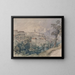 View of Prague from Petřín - Franz Barbarini — framed artwork on a wall
