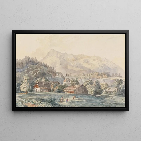 Gnigl - Franz Barbarini — framed artwork on a wall