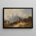 Landscape Painting - Franz Barbarini — framed artwork on a wall