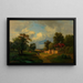 Partie près de Neunkirchen - Franz Barbarini — framed artwork on a wall