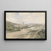 Perchtoldsdorf - Franz Barbarini — framed artwork on a wall