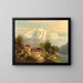 Scene in Switzerland - Franz Barbarini — framed artwork on a wall