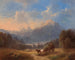 Scene of the Salzkammergut - Franz Barbarini — artwork view
