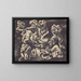 Peasants in Struggle - Franz Barwig the Elder — framed artwork on a wall