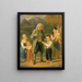 Archery Course Painting - Franz Bernhardt — framed artwork on a wall