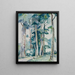 Forest Festival Painting - Franz Blum — framed artwork on a wall
